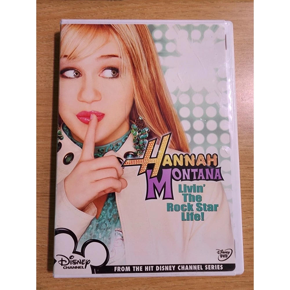 Disney Hannah Montana Livin' The Rock Star Life DVD 2006 Miley Cyrus TV Series